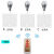 无线双控灯开关手持遥控86型面板家用220V电改装免布线单控变 白色三路：1个主开关配2个三键遥控器