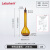 LABSHARK 容量瓶玻璃加厚定量瓶定容瓶透明棕色磨口具塞耐高温实验室 【棕色】200mL 1个 