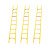盛富永 玻璃钢绝缘直梯 电工梯子工程安全梯玻璃钢纤维单面电工梯加固耐用防滑梯子 绝缘梯 2米ZB1852