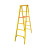 盛富永 绝缘人字梯 玻璃钢纤维单面伸缩梯子绝缘梯 电工梯 折叠梯 工程安全梯 2.5米ZB1857
