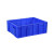 诺贝利奥 加厚塑料周转箱长方形中转箱零件盒储物盒五金配件收纳盒 蓝色410*310*145mm