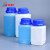 化科 实验室用密封塑料瓶 方形试剂瓶 液体固体样品液体分装瓶内盖 乳白色250ml 《配内盖),12个