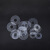 超佰尼 PVC透明避震加硬塑胶平垫圈圆形塑料密封防漏垫片M4*8*0.5（200个）