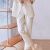 默尼密司品牌西装套装女2024年新款高级感气质职业正装商务休闲小西服 米白色西裤 4XL