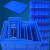 普力捷 加厚零件盒周转箱物料盒收纳盒配件箱长方形塑料盒五金盒工具盒 工业品 6号蓝(347*248*94)16个