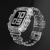 炫戴（XUANDAI） 适用apple watch6｜5｜4手表表带苹果手表iwatch6一体手表带 电子风表带-透明 42mm表盘（iwatch1/2/3/4）