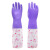 东亚紫色加绒洗衣厨房卫生清洁手套 紫色 均码 10天 
