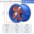 轴流风机高速工业排气扇大功率排风扇抽风机换气扇强定制 管道4-4
