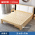全友家居婴儿床实木床1.5米现代简约1.8m出租房经济型双人床1.2米简易床架 B升级加厚款床高40A款白色 1000mm*1900mm 框架结构