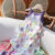 法比兔（FANBEETO）女童2024夏季新品吊带连衣裙儿童碎花公主裙女童冰丝童装宝宝新款 紫底蝴蝶结 120cm
