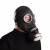 LISM防毒面具全面罩喷漆专用化工甲醛防尘防护面罩呼吸器放毒消防  黑色面罩+轻便型滤毒盒一套
