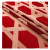 纤水纺轻奢风格抱枕布料沙发色织全涤提花混纺面料客厅卧室窗帘布料手工 18221-红色（1米价，宽幅1.5米）