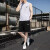 弘岑运动套装男士夏季新款纯棉无袖背心宽松运动跑步健身两件套 N-2237白色 M