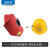 千惠侬焊工专用带安全帽焊帽头戴式电焊面罩红钢纸全脸轻便隔热防护神器 蓝色安全帽(配铁耳朵)