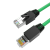 力特（Z-TEK) 工业万兆屏蔽网线 工业级成品网线Profinet通讯PLC高柔网线 EtherCat通讯总线5米GR6A050