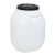 京采无忧 带盖塑料化工桶食品级密封塑料酵素桶涂料废液桶 60升方桶 加厚款 白色