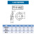 弘鹏 8.8级热镀锌弹垫热浸锌弹簧垫圈弹性垫片  M8 100个/件