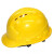 豪玛 10个装安全帽工地头盔防砸应急 国标abs加厚施工领导电工定制建筑工程印字批发 国际透气经济款-5个（按钮）下单备注颜色