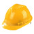猩阮樟安帽工地施工安头帽建筑工程领导夏季透气加厚印字防护头盔男 V型ABS透气款黄色
