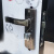老式铁面板换锁室内卧室房门锁室内钢木门锁小50门把手门锁锁具 160孔距-小50锁体+普通芯 35-45MM 通用型 带钥匙
