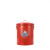 dulton金属垃圾桶铁皮厨房客厅杂物收纳桶套装带盖圆桶定制 红色 3.5L 直径18.5*高24cm