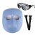电焊面罩焊工面罩眼镜防护头戴式氩弧焊烧焊护脸防烤面具焊帽 适单独透气面罩一个装