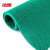 冰禹 BYly-67 塑料PVC防滑镂空垫 塑胶网状发泡地垫 S形加厚地毯地垫 绿色 1.2m*15m(3.5mm厚)