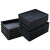 塑料防静电托盘长方形方盘加厚元件盒物料盒零件盒工具周转箱黑色 46号方盘外尺寸：450*300*45mm