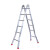欣隆全 铝合金关节人字梯加厚两用折叠工程梯铝合金梯子 单位：个 人字3米打直6米