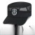 LISM新式保安帽物业门卫执勤帽春夏款网眼可调节男女通用平顶作训 黑色买一一发两顶 可调节 适合头围55-61