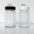 普霖乐 100ml化工瓶试剂瓶30ml透明广口玻璃瓶60ml大口调色瓶 备件 60ml透明瓶+PE垫片盖 