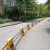 水泥防撞墩 交通市政工程高速公路路障施工隔离防护墩 黑黄红白管 42直径连接杆3米长条