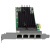 魔羯 PCIE千兆四口网卡英特尔82576芯片千兆四电口网卡四口服务器网卡软路由ROS汇聚网卡类目 MC2259