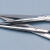 赫思迪格 JG-287 实验用剪刀 不锈钢剪 手术剪刀 直尖弯尖 多功能绷带剪手术剪 手术直尖22cm
