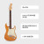 FENDER芬德日产Hybrid II第二代融合系列Stratocaster电吉他芬达 39英寸5661100307 复古原木色