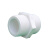 卓炫（ZHUOXUAN)   PVC给水管件配件 双外螺直接 双外丝接头 Φ20（100个装）