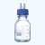实验室补料瓶 发酵罐1/2/3/4通孔试剂加料瓶 小号中号大号 不锈钢 中号100ml单通