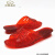 果冻透明水晶塑料平跟女拖鞋女士夏季坡跟室外凉拖鞋塑胶大码 紫罗兰 12号(39码)