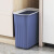北欧垃圾桶带盖家用卧室网红厨房卫生间床边分类大号夹缝拉垃圾桶 黑色-大号两个装