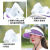 畅桑风扇帽成人帽子女USB充电宽檐户外遮阳时尚可调节夏天空顶时尚帽 粉色 可调节