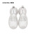 奥康（Aokang）官方女鞋 2024春季新款丑萌老爹鞋波浪底运动板鞋商场同款 1242332016米/灰 35