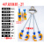 定制适用油桶吊钳吊钩子吊具吊夹起重钳叉车专用卸铁桶吊钩夹子双链条挂钩 4爪超强 铁塑两用（叉车）