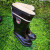 男女雨鞋橡胶老式工矿靴黑色水鞋中筒厚底雨靴消防防汛 泰力PVC高筒 40
