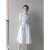 罗宾汉  ROBINHOOD2024年新款夏季冷淡风女装感气质轻熟风御姐白色衬衫连衣裙 S(95斤以下拍)