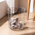 垃圾桶客厅亚克力PET透明厕所厨房创意大容量办公室卧室纸篓 16L阳光橙