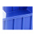 谋福 9588分隔式塑料零件盒螺丝盒工具收纳盒物料盒汽车零件箱分格盒元件盒 大号500*235*140mm（无隔板）