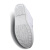 上柯 B3384 PVC底白皮革防静电鞋 无尘洁净电子实验室工作鞋 单孔网眼鞋35码（225mm）