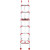 NOSAPC 铝合金伸缩梯子升降梯加固加厚双踏直梯单面梯工程梯 3.0厚5米伸缩直梯伸开4.5米左右