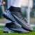 MGRRXINU高端轻奢新款高帮足球鞋男女儿童学生成人草地比赛运动训练鞋 8508黄色SD 37
