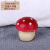 微凡嘉仿真蘑菇模型过家家PU蔬菜道具早教教具玩具平菇摆设装饰拍摄布景 口菇红色